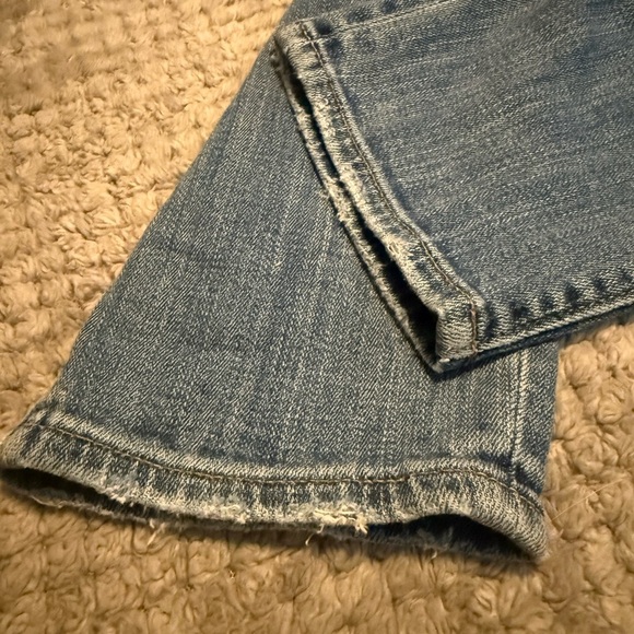💙 Lucky Brand Sienna Slim Boyfriend Jeans Size 4 / 27 | Light Wash | Distressed - Picture 11 of 12